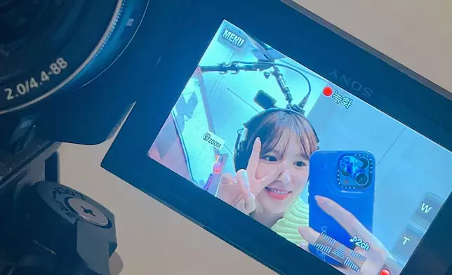 Wendy也似在為新曲做準備。（網上圖片）