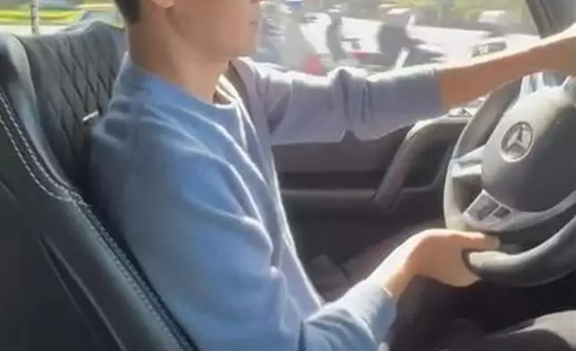 近日網上流傳一段疑似林志穎開車的影片。