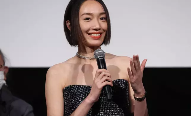 蔡思韵在電影節活動上以日文自我介紹。
