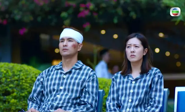 詩詠與展鵬互動獲讚有火花。