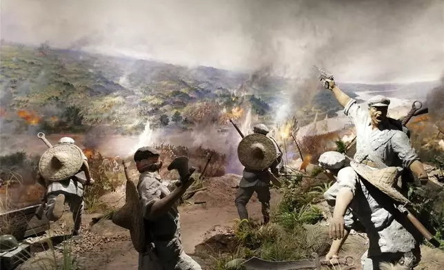 中央紅軍作戰油畫 (網上圖片)