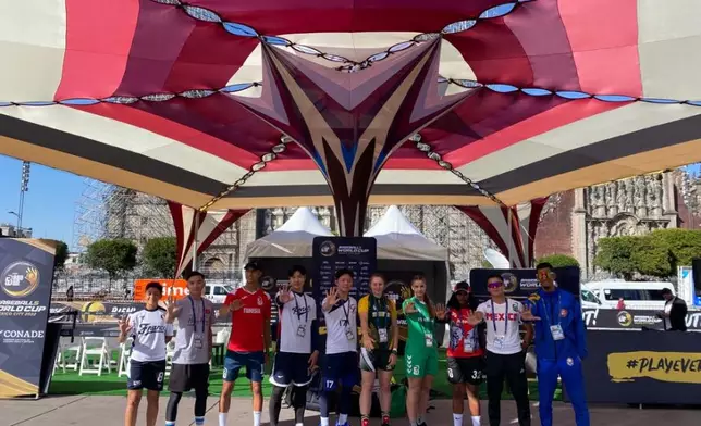 香港五人棒球隊出戰首屆五人制棒球世界盃。香港棒球總會提供圖片