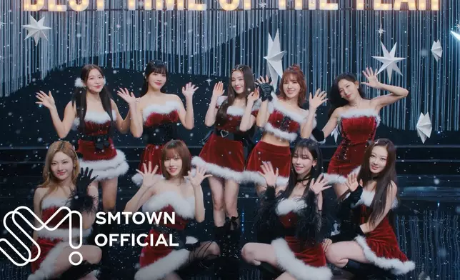 兩代女團aespa和Red Velvet推出特別歌曲《Beautiful Christmas》（SM官方圖片）