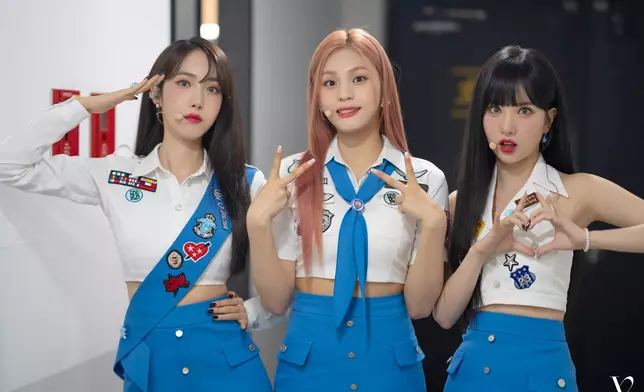 VIVIZ成員包括（左至右）信飛、嚴智及銀河（網上圖片）