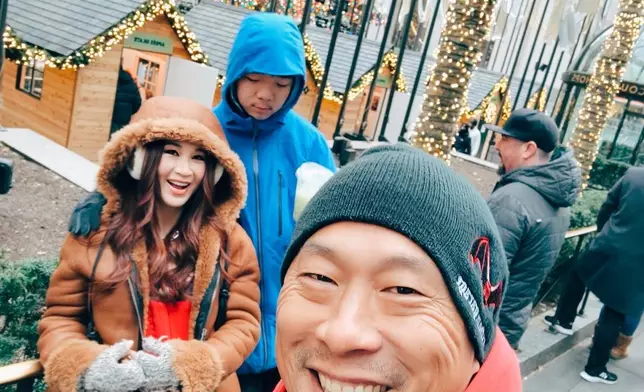 溫碧霞（Irene）聖誕節前夕專程與老公Kenny飛往美國探望家翁及兒子。