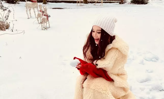 Irene到美國過白色聖誕。