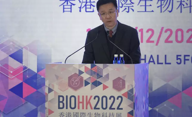 孫東有信心香港在生物科技方面可以更上一層樓。