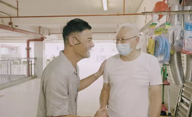 阿Ben與鄰里感情要好。