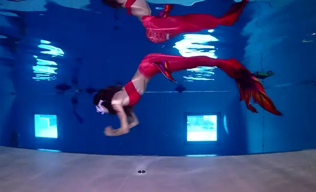 林襄的運動細胞在水中都找到發揮。