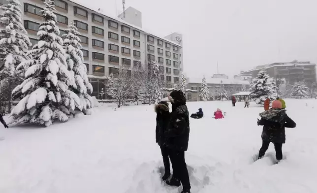 日本大風雪來襲。
