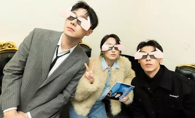 （左起）施柏宇、柯佳嬿、許光漢