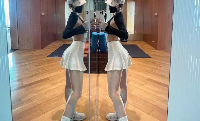 陳靜趷籮晒腰騷長腿。