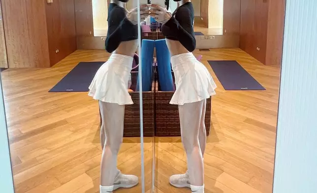 陳靜趷籮晒腰騷長腿。