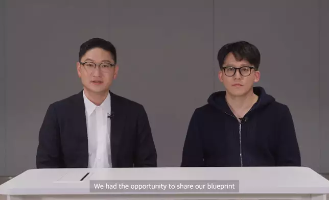現任CEO李成洙和卓永俊再現身拍片解說「SM 3.0」計劃（影片截圖）