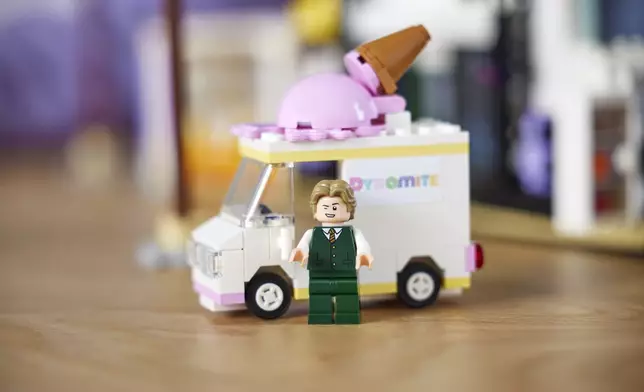 雪糕車場景（LEGO提供圖片）