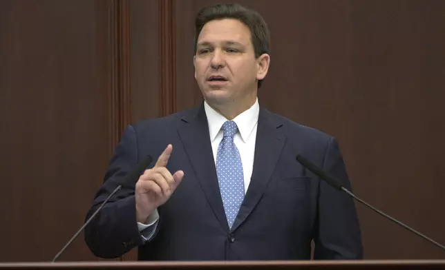 德桑蒂斯。AP圖片