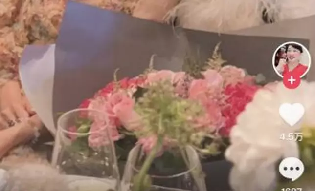 從蔡天鳳母親抖音帳號流出的生日會片段。