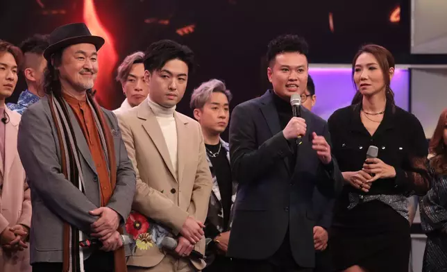 鮑聖光（左起）、魏嘉信、何博文齊齊被淘汰。