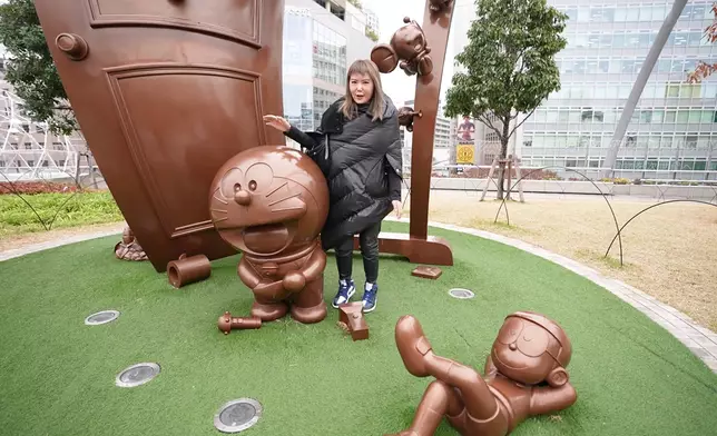 立宮下公園天台有多拉A夢及大雄進駐。