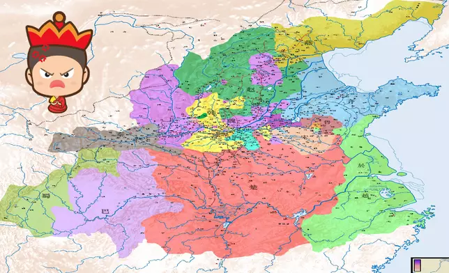 秦楚兩國相鄰，時有戰事。（網上圖片）