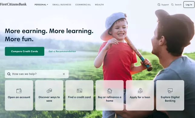 第一公民銀行網站