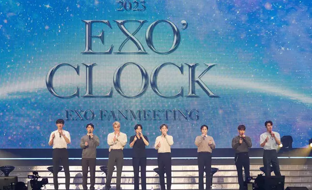 EXO在見面會上表演了多首歌曲（網上圖片）