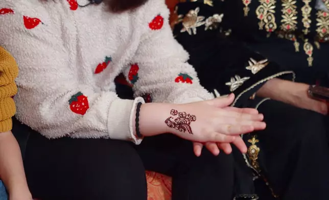 印度彩繪紋身Henna。