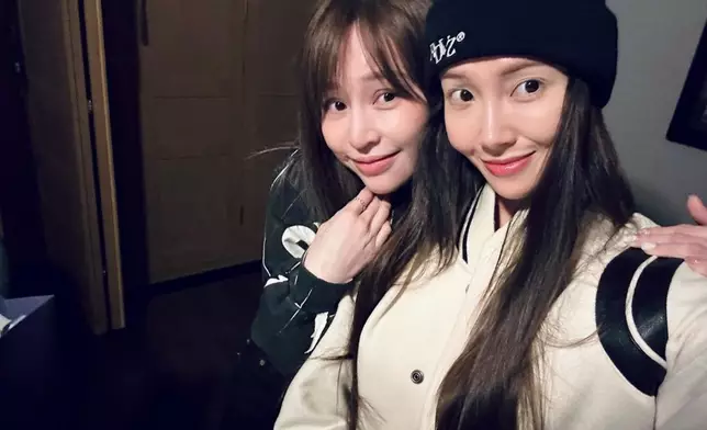 兩人因為《乘風破浪》變friend。