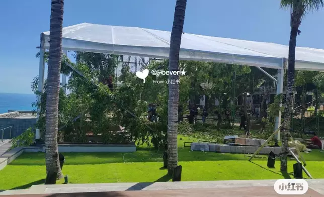 疑似婚禮現場。