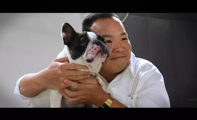 Kevin被認為跟愛犬Sumo最有「父子相」。
