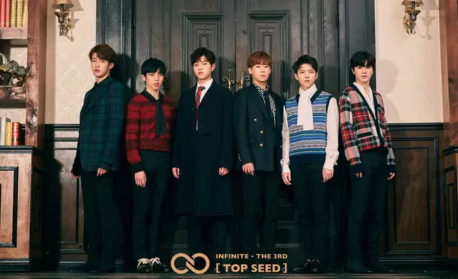 男團INFINITE出道13週年（網上圖片）
