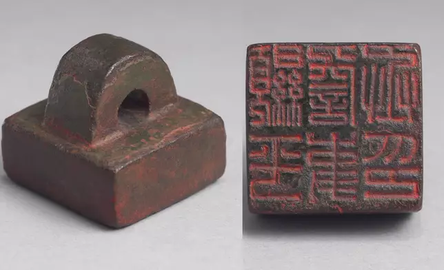 西漢 「顯平詹事丞印」銅印。「詹事」為秦漢官名，掌理皇后、太子之家事；「丞」為輔佐詹事的屬官。(網上圖片)