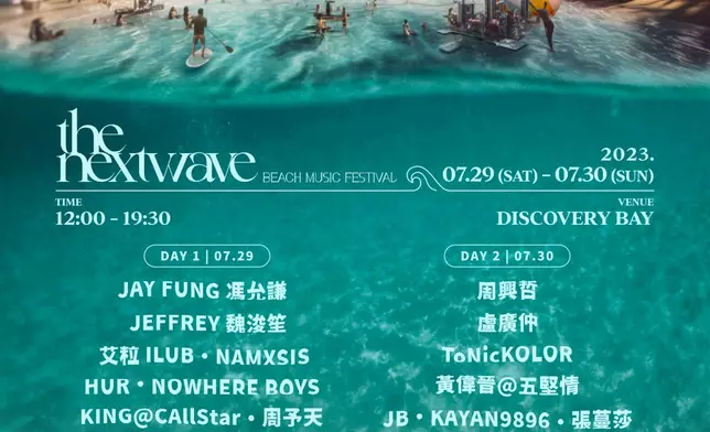 香港史上最大沙灘音樂節《TheNextwave》