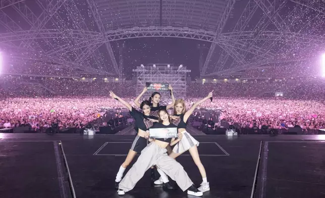 BLACKPINK剛完成新加坡站巡迴演唱會（BLACKPINK 官方圖片）