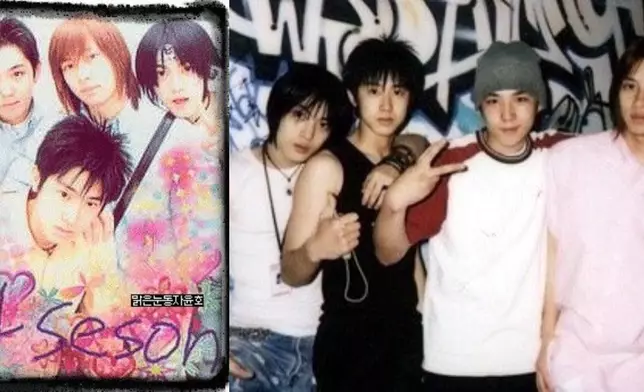 「Four Season」是東方神起和Super Junior出道前打造的4人組合，成員為允浩、在中、希澈與強仁，不過最終未能以此企劃出道（網上圖片）