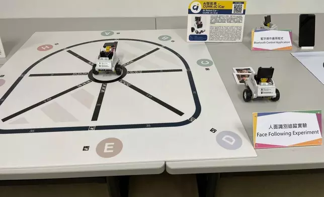 部分單元可以結合中大研發的人工智能車做實驗。