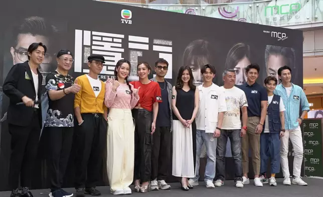 一眾主創出席《隱門》宣傳活動。（本網記者攝）