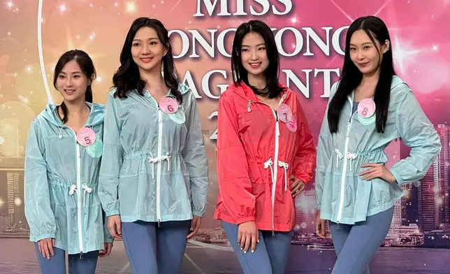 6號胡睿涵Hanna是佳麗中最年輕的，年僅18歲，才剛中學畢業。（本網記者攝）