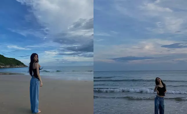 歐陽娜娜近日與內地Rapper合作推出公益歌曲《海的那邊》