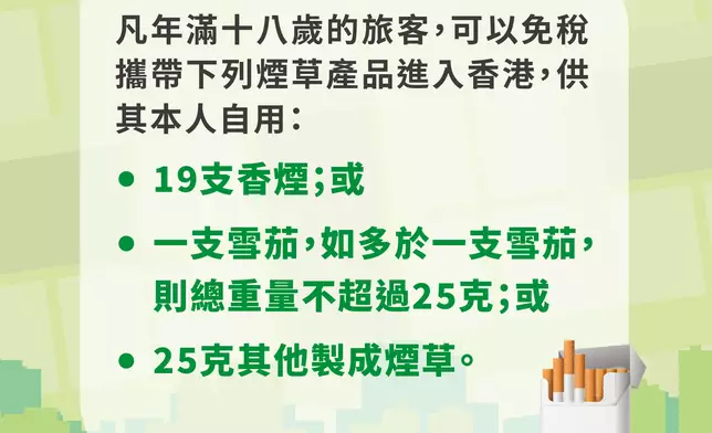 香港海關Facebook圖片