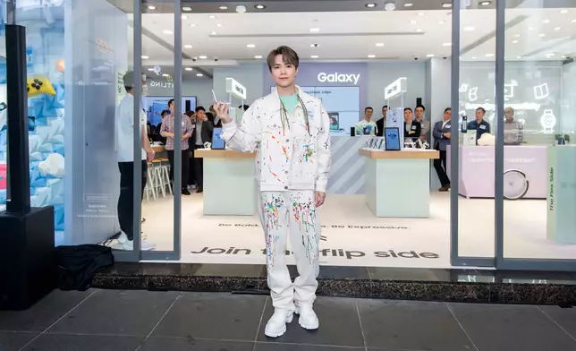 張敬軒（軒仔）8月4日出席手機品牌活動。