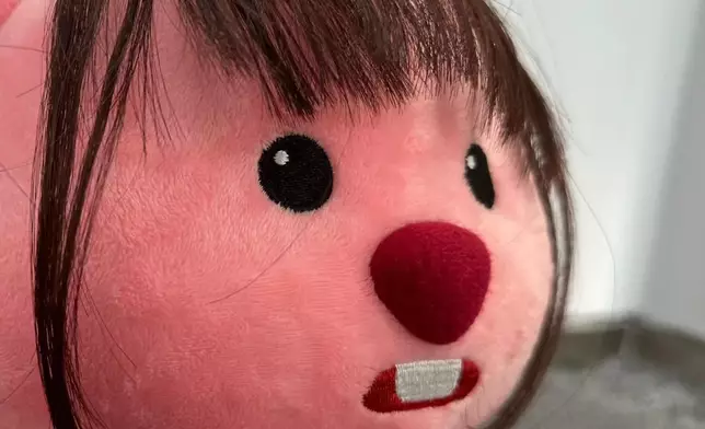 給公仔戴上瀏海和眼鏡（小紅書圖）