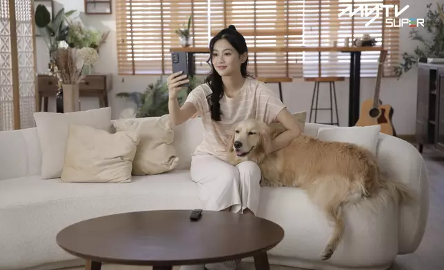 郭柏妍（Rosita）近日演出myTV SUPER智能電視版的宣傳片。