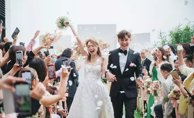 陳家樂與連詩雅於今年4月結婚。