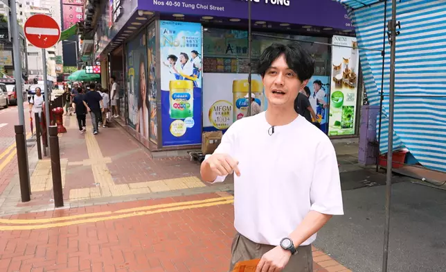 寶龍帶攝製隊走訪小店之前嘅經營地點。