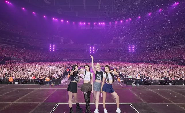 BLACKPINK自去年10月開始《BORN PINK》巡迴演唱會（BLACKPINK Twitter圖片）