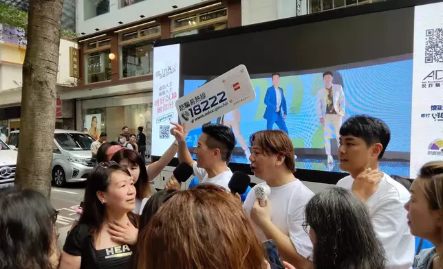 伍仲衡表示錄歌過程十分順利。（本網記者攝）