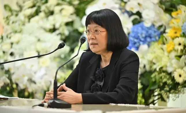 家屬代表楊慕琴女士憶述楊貫一先生生平