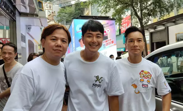 「HEA」組合三子（左起）伍仲衡、蕭正楠、區永權（本網記者攝）