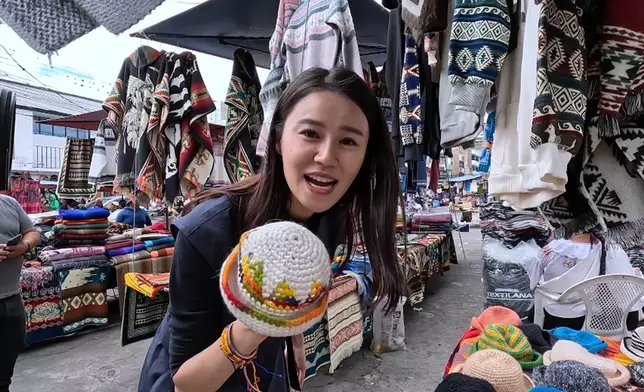 翠如去到邊都不忘老公、老友同屋企人。